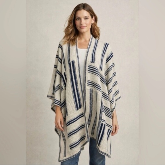 Polo Ralph Lauren Sweaters - RALPH LAUREN Poncho LINEN Wrap VERY Oversized Size XS / Small FAST SHIP 3188-8